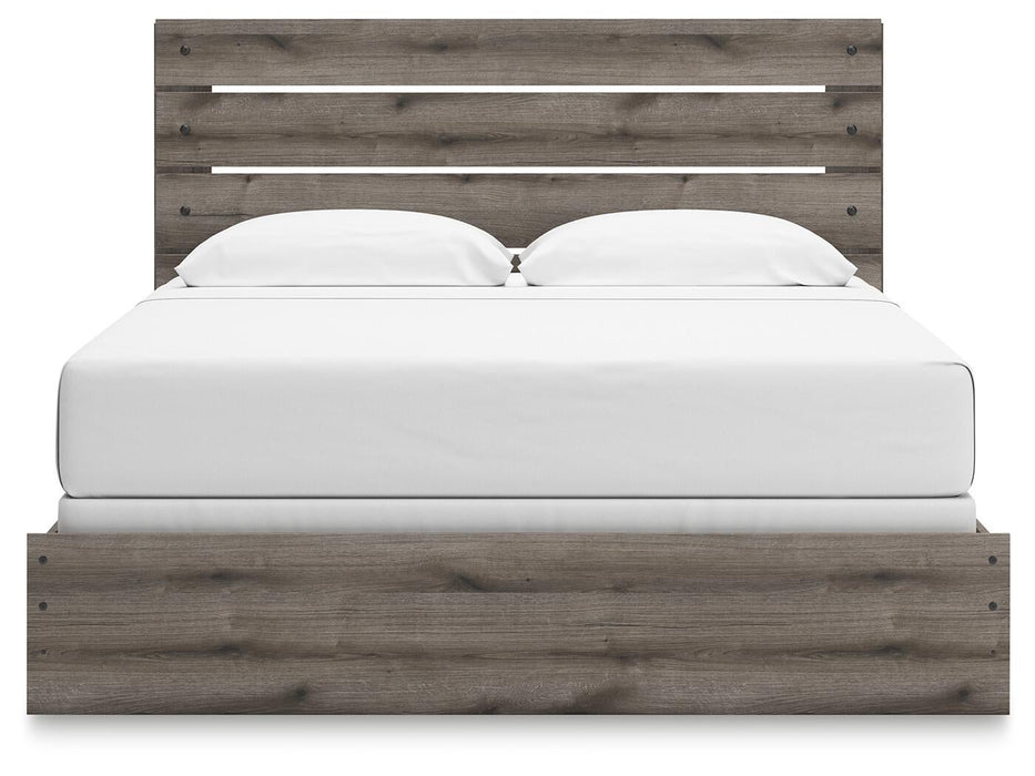 Urbanoore King Panel Bed, Dresser, Mirror and Nightstand