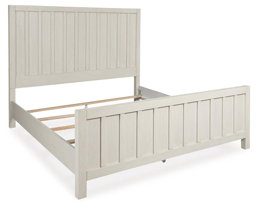 Shaybrock Queen Panel Bed, Dresser, Mirror and Nightstand