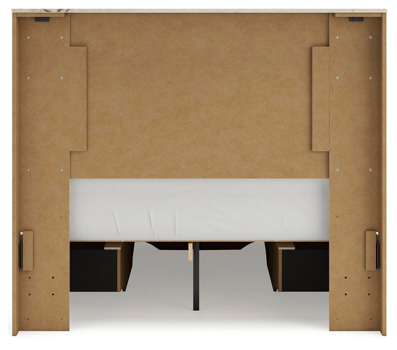 Lawroy Full Panel Storage Bed, Dresser, Mirror, Chest and Nightstand