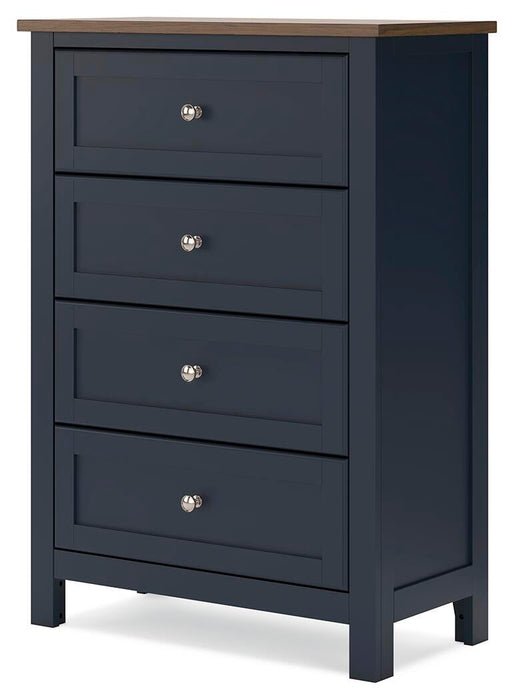 Landocken Queen Panel Headboard, Dresser, Mirror, Chest and Nightstand