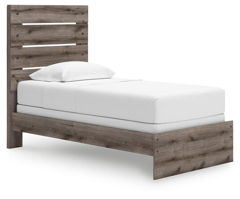 Urbanoore Twin Panel Bed, Dresser, Mirror, Chest and Nightstand