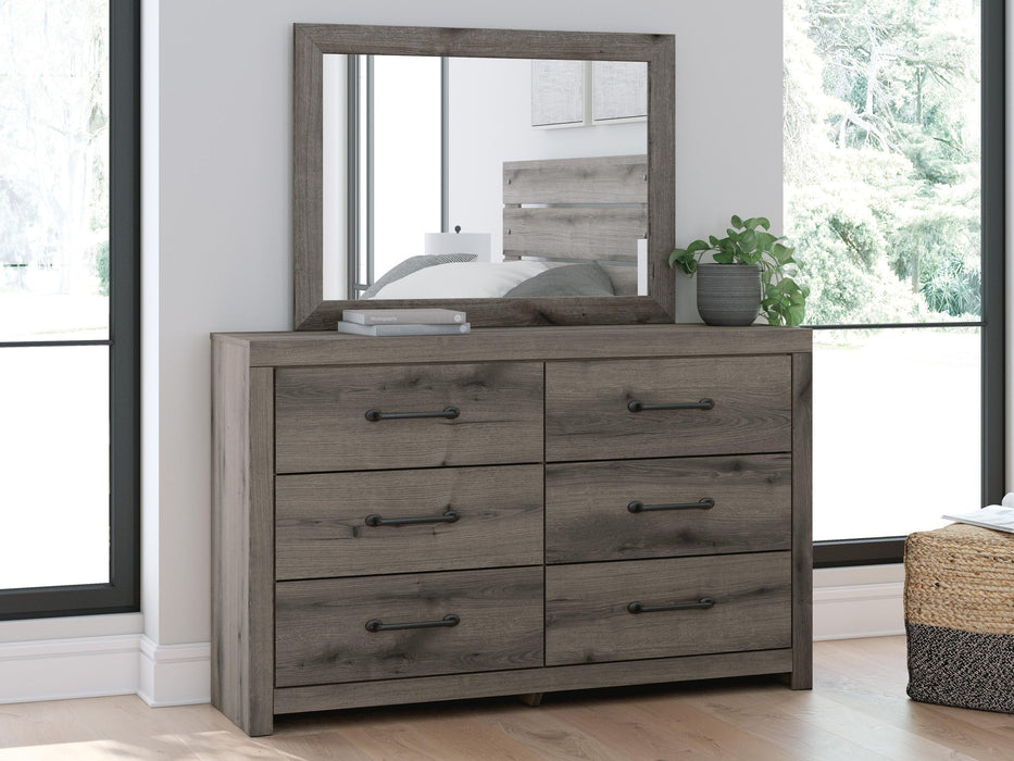 Urbanoore Twin Panel Bed, Dresser, Mirror, Chest and Nightstand