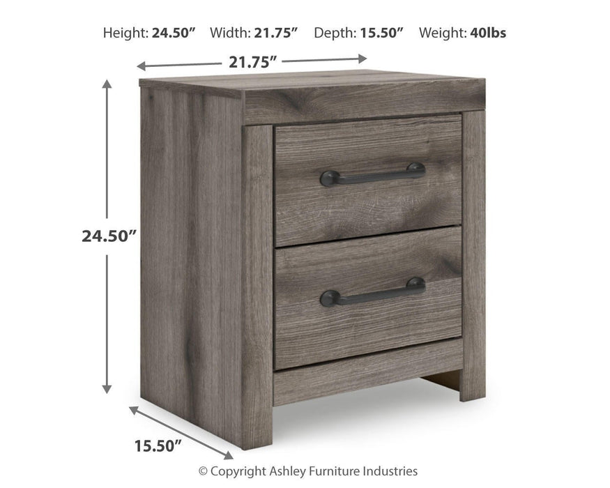 Urbanoore Twin Panel Bed, Dresser, Mirror, Chest and Nightstand
