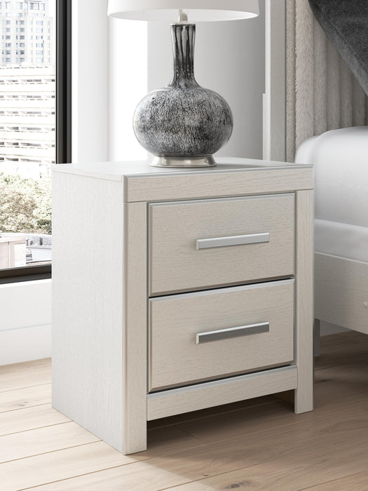 Birmonton King Upholstered Panel Platform Storage Bed, Dresser, Mirror, Chest and Nightstand