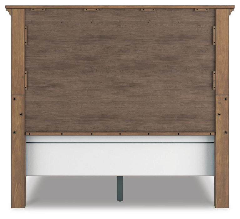 Vandenmore Queen Panel Bed with Mirrored Dresser