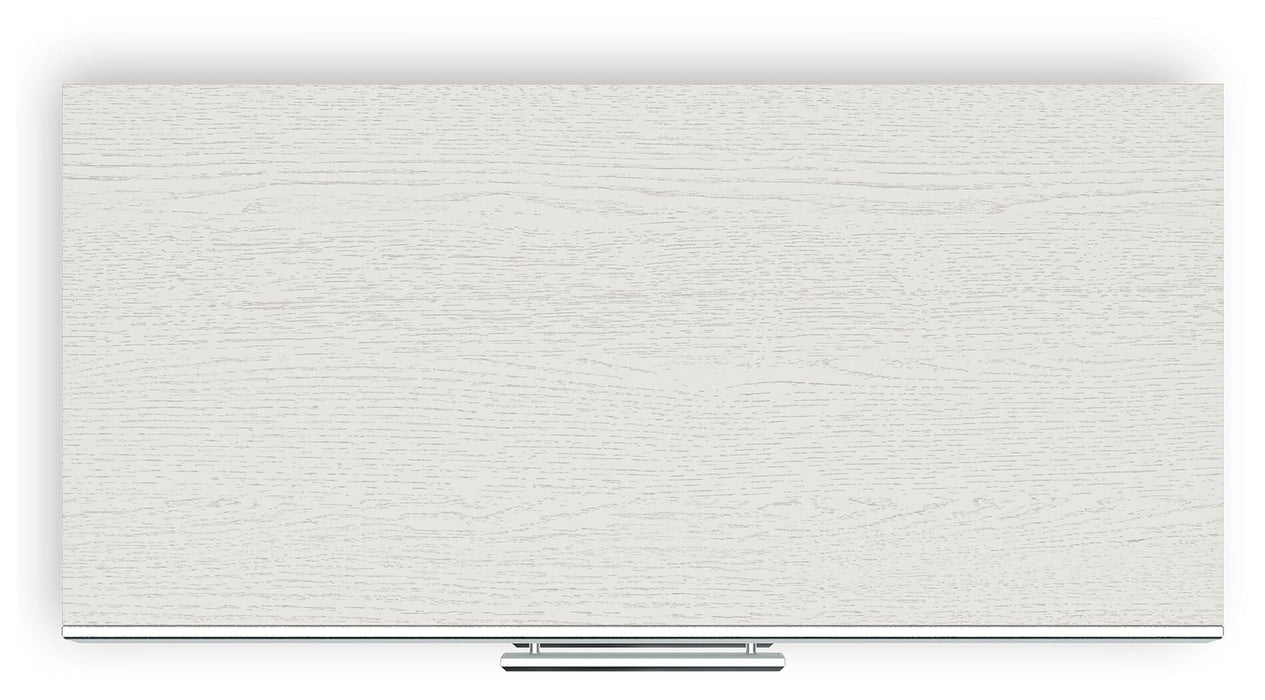 Birmonton Queen Upholstered Panel Platform Bed, Dresser, Mirror and Nightstand