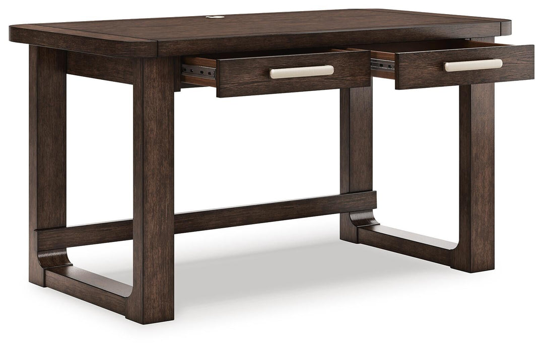Ashley Express - Breckington Home Office Desk with Chair and Storage