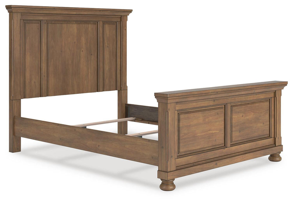 Vandenmore Queen Panel Bed with Mirrored Dresser, Chest and Nightstand