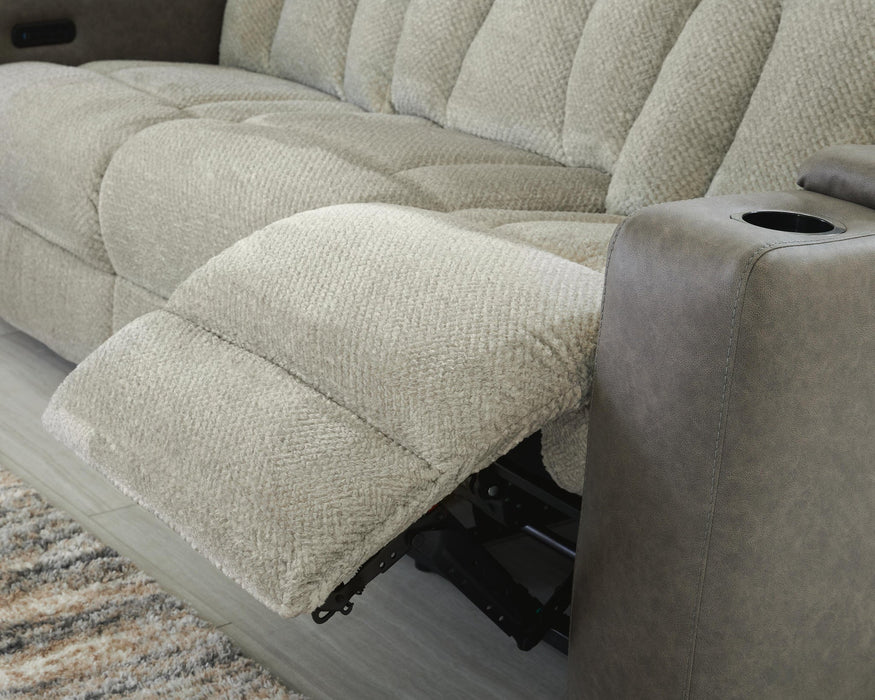 Stately Check Sofa and Loveseat