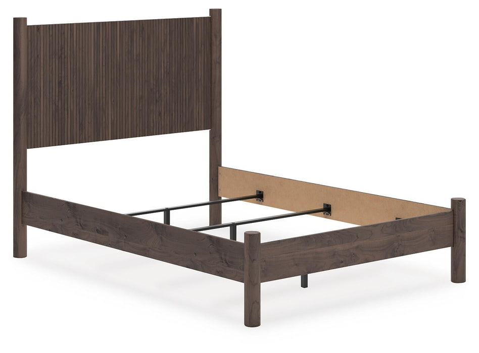 Cadmori Full Panel Bed, Dresser and Mirror