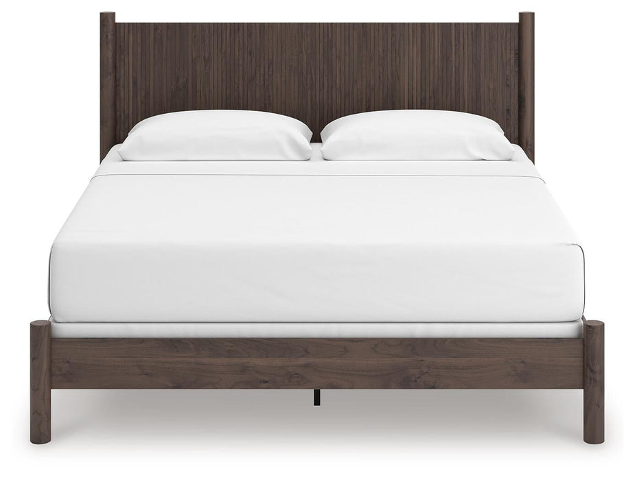 Cadmori King Panel Bed, Dresser and Mirror
