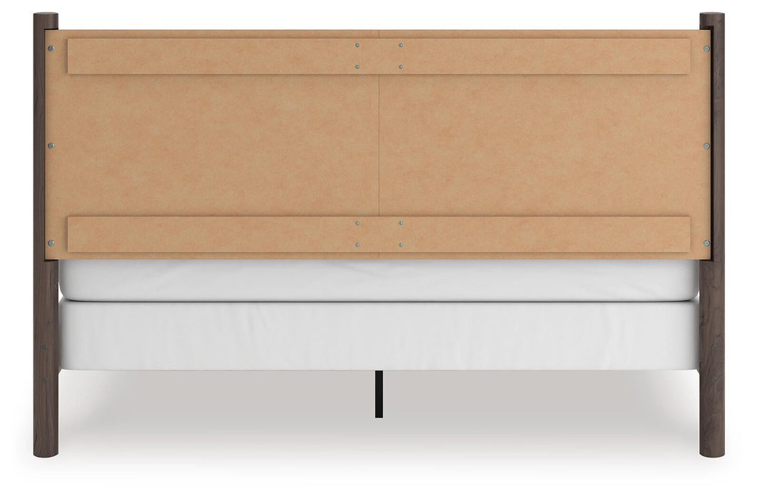 Cadmori King Panel Bed, Dresser and Mirror