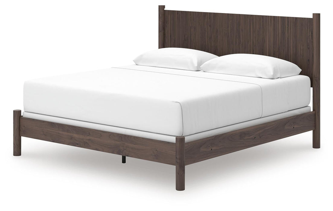 Cadmori King Panel Bed, Dresser and Mirror
