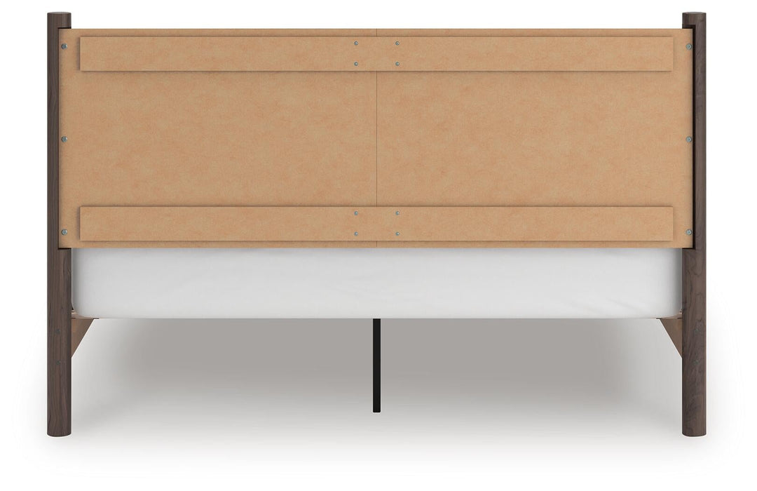 Cadmori King Panel Platform Bed, Dresser, Mirror and Nightstand
