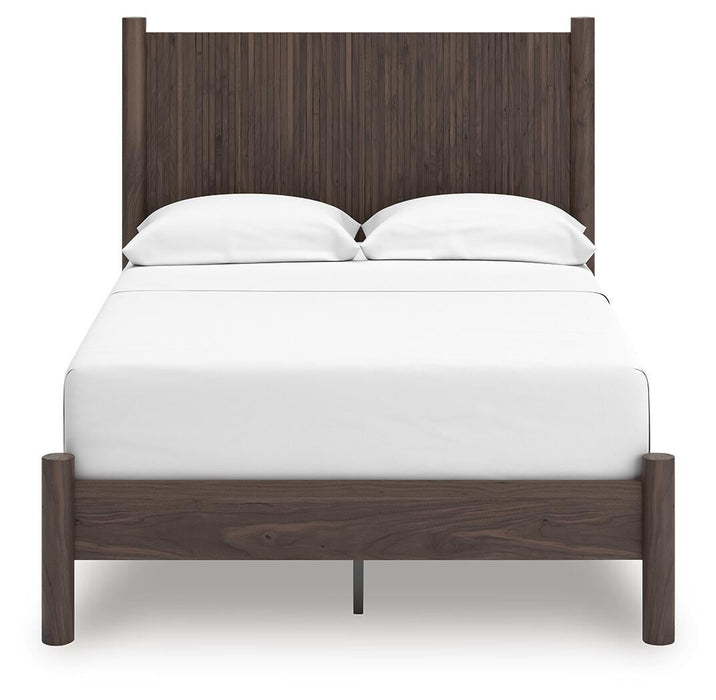 Cadmori Full Panel Platform Bed, Dresser and Mirror
