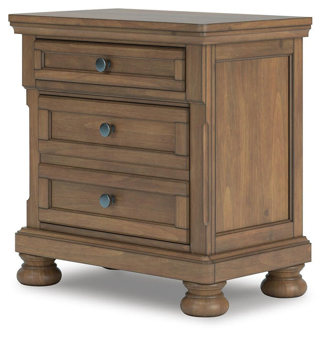 Vandenmore Queen Panel Bed with Mirrored Dresser and Nightstand
