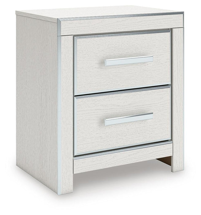 Birmonton King Upholstered Bed, Dresser, Mirror and Nightstand