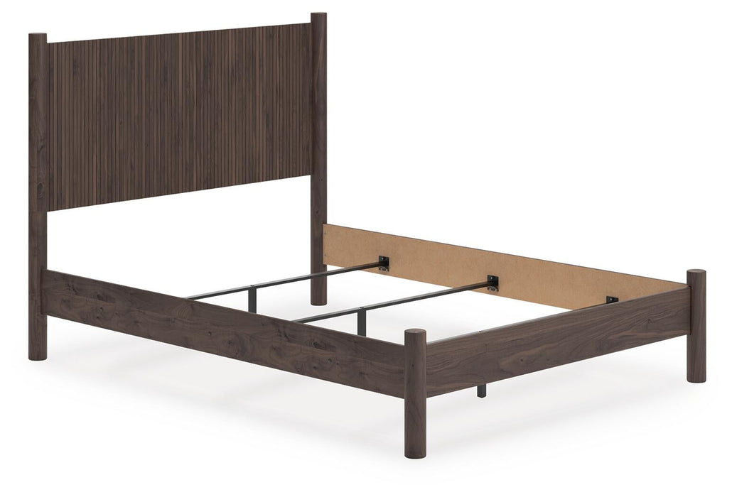 Cadmori Queen Panel Bed, Dresser, Mirror, Chest and Nightstand