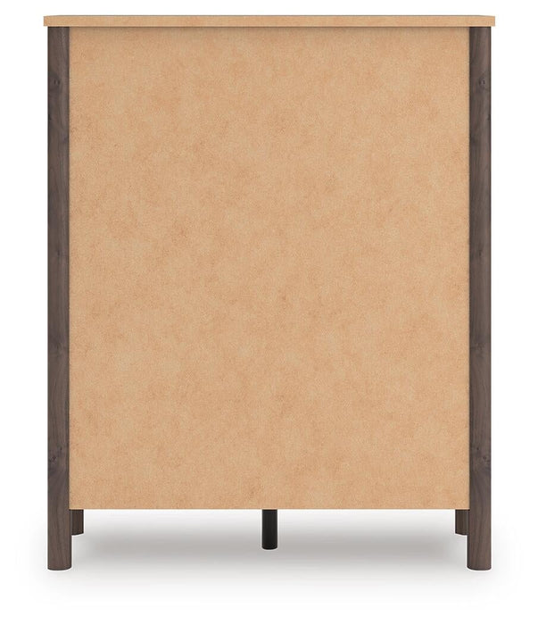Cadmori Queen Panel Bed, Dresser, Mirror, Chest and Nightstand