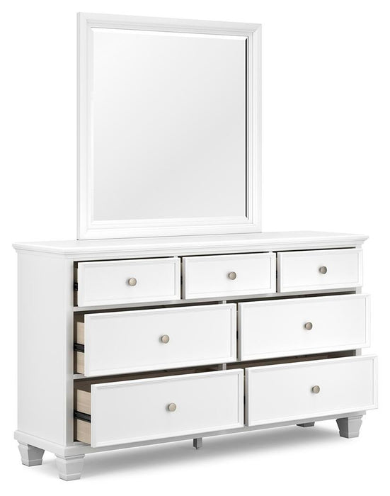 Fortman Full Panel Storage Bed, Dresser and Mirror