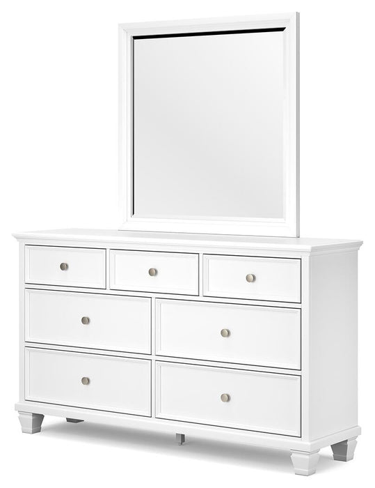Fortman Full Panel Storage Bed, Dresser and Mirror