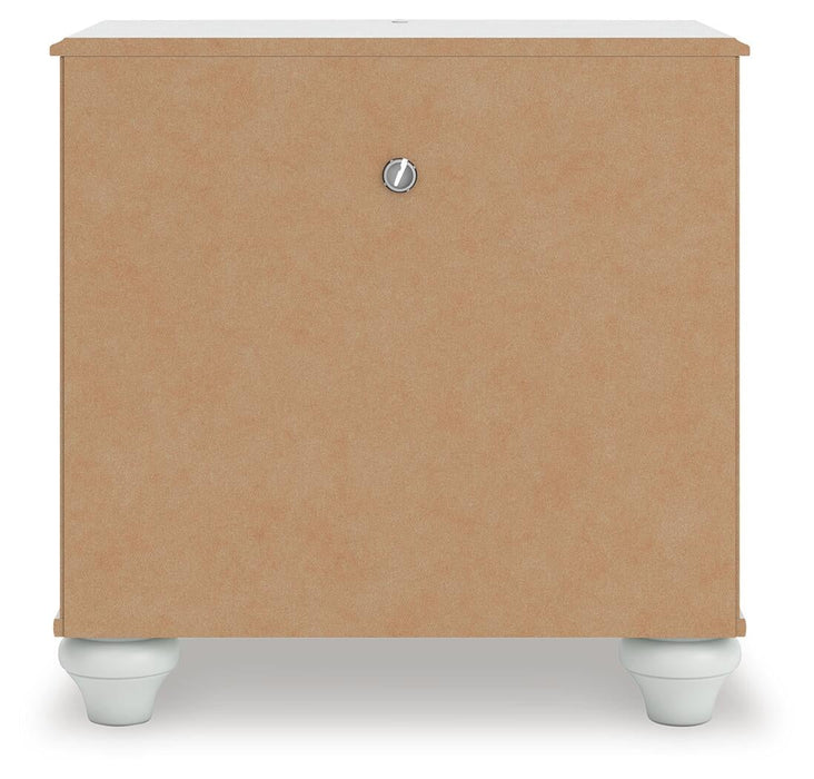 Maylilly Full Upholstered Panel Storage Bed, Dresser, Mirror and Nightstand
