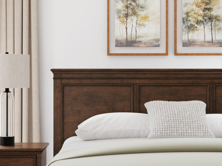 Danabrin King Panel Storage Bed, Dresser and Mirror