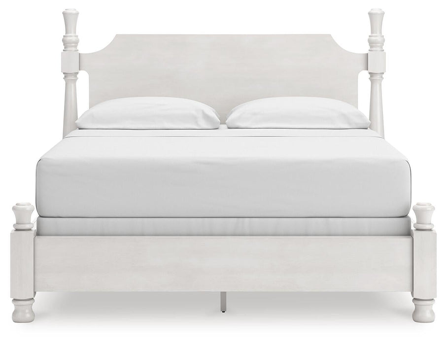 Chadworth California King Poster Bed, Dresser and Mirror