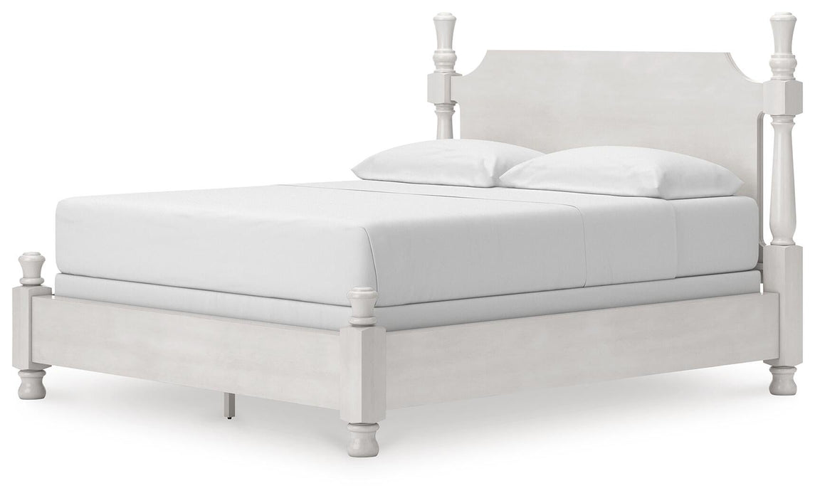 Chadworth California King Poster Bed, Dresser and Mirror
