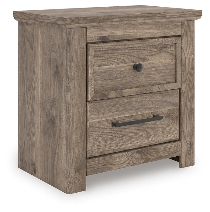 Keithland Queen Panel Bed with Mirrored Dresser and Nightstand