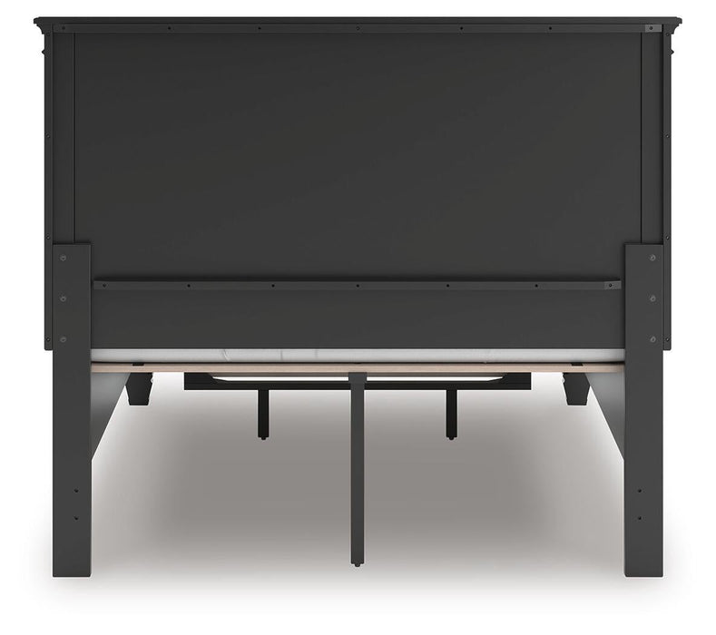 Lanolee Full Panel Storage Bed, Dresser, Mirror and Nightstand