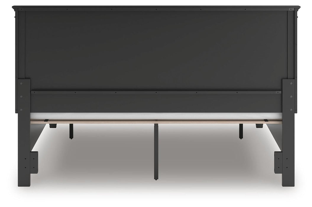 Lanolee King Panel Storage Bed, Dresser and Mirror