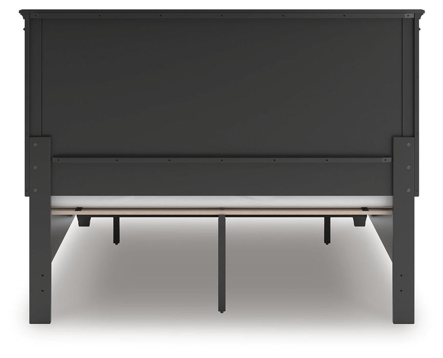 Lanolee Queen Panel Storage Bed, Dresser, Mirror and Nightstand