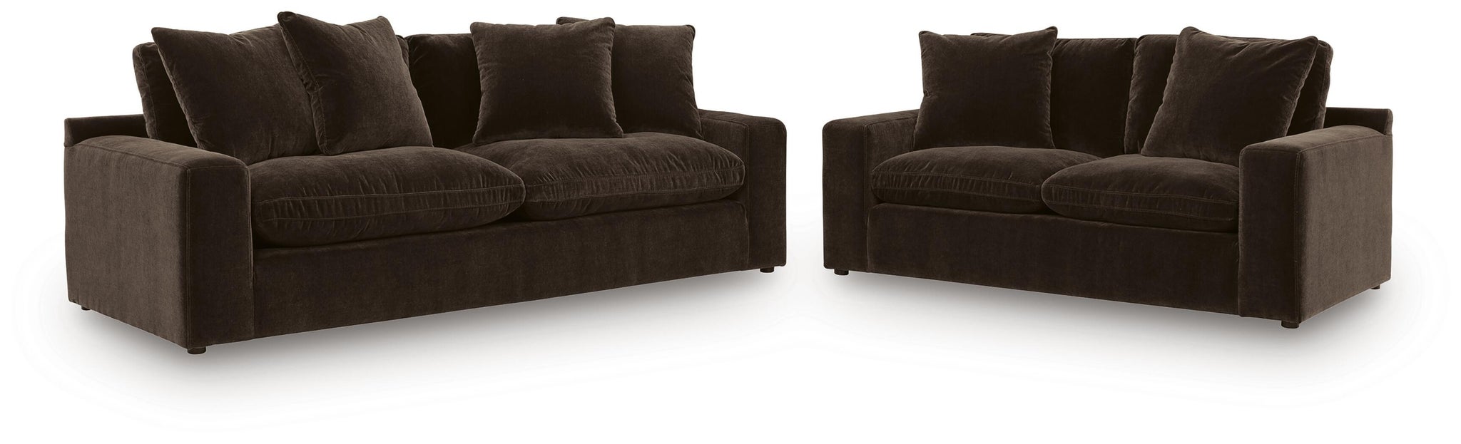 Maxton Heights Sofa and Loveseat