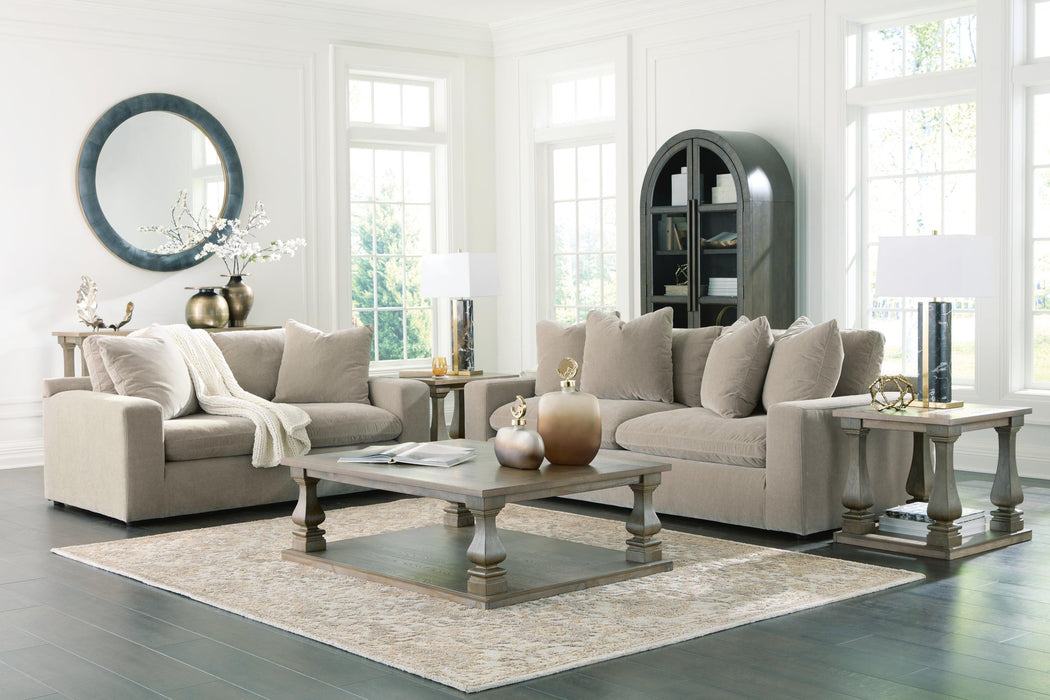 Maxton Heights Sofa and Loveseat