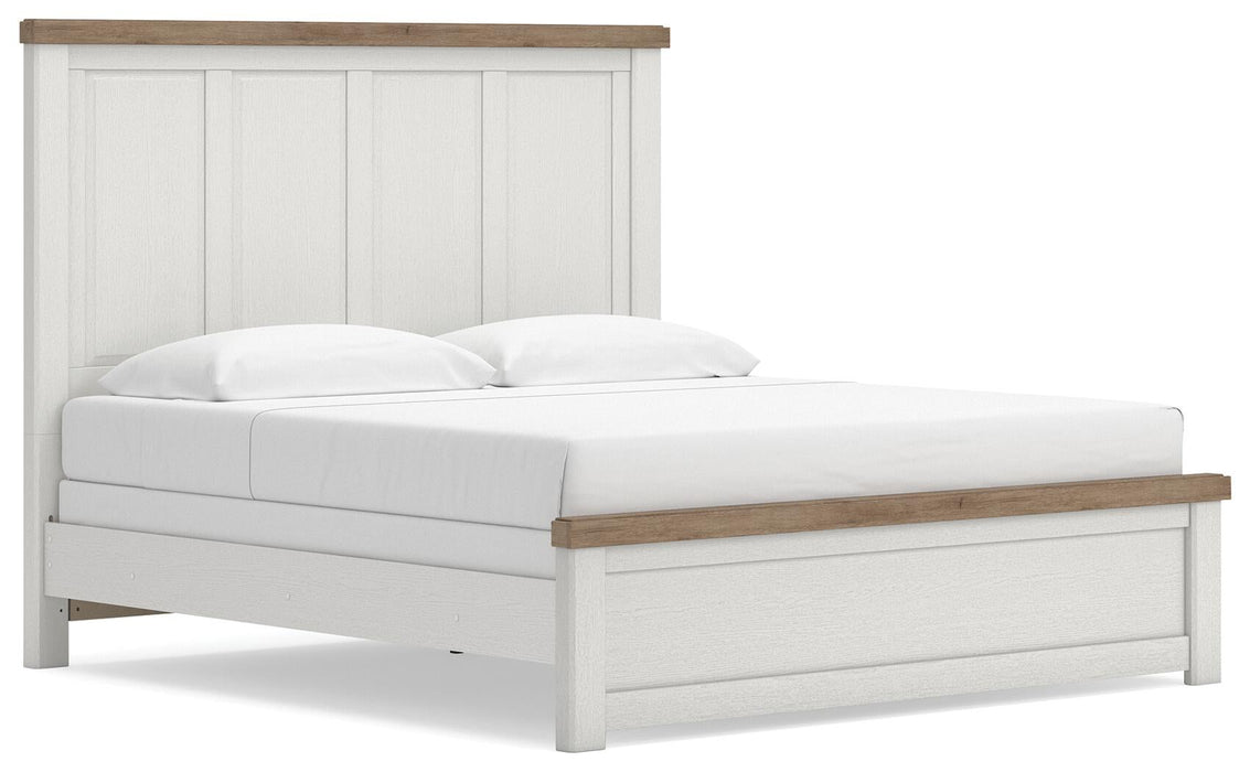 Savonport King Panel Bed, Dresser, Mirror, Chest and Nightstand