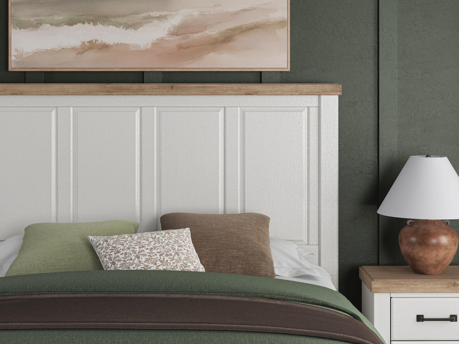 Savonport King Panel Bed, Dresser, Mirror, Chest and Nightstand