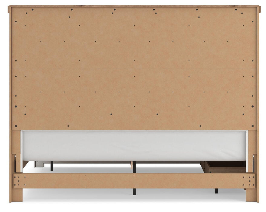 Savonport King Panel Storage Bed, Dresser, Mirror, Chest and Nightstand