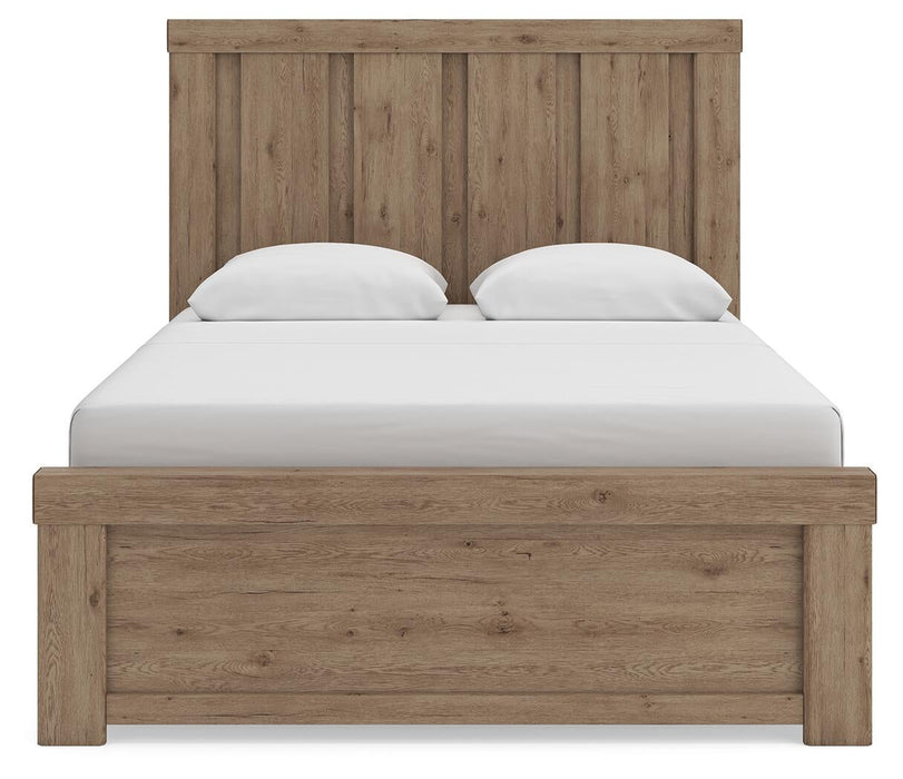 Garistyn Queen Panel Bed, Dresser and Mirror