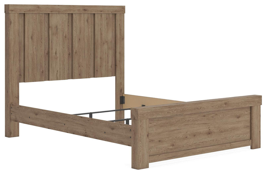 Garistyn Queen Panel Bed, Dresser and Mirror