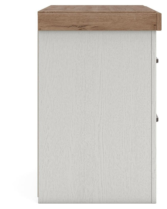 Savonport Queen Panel Bed with Storage, Dresser, Mirror, Chest and Nightstand