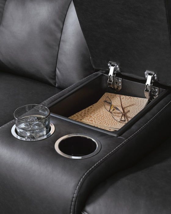 Mackmenville Reclining Sofa and Reclining Loveseat with Console