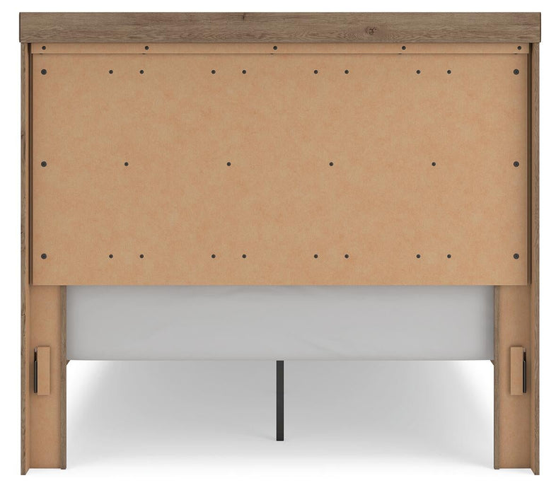 Garistyn Queen Panel Storage Bed, Dresser, Mirror, Chest and Nightstand