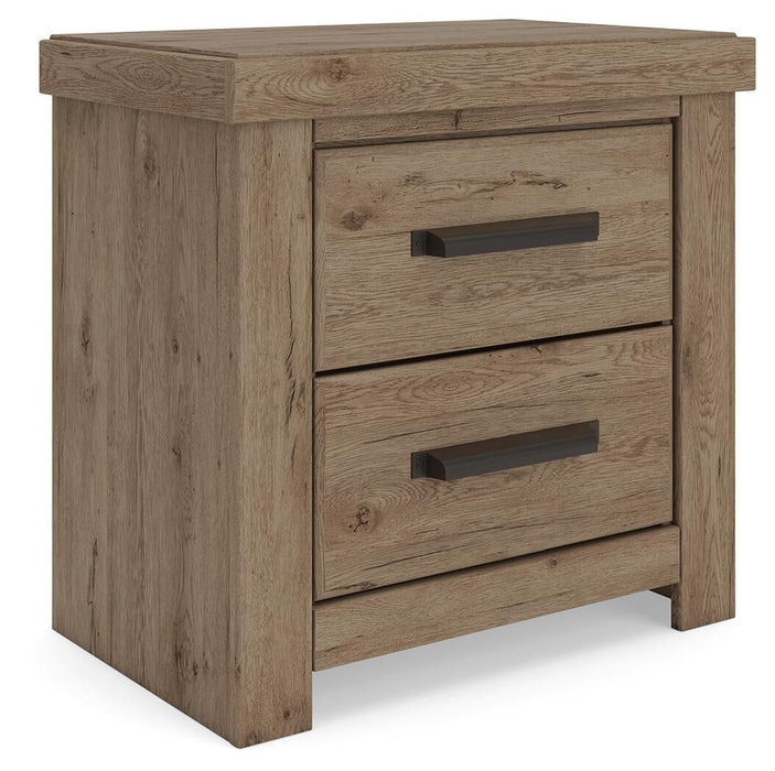 Garistyn Queen Panel Bed, Dresser, Mirror, Chest and Nightstand