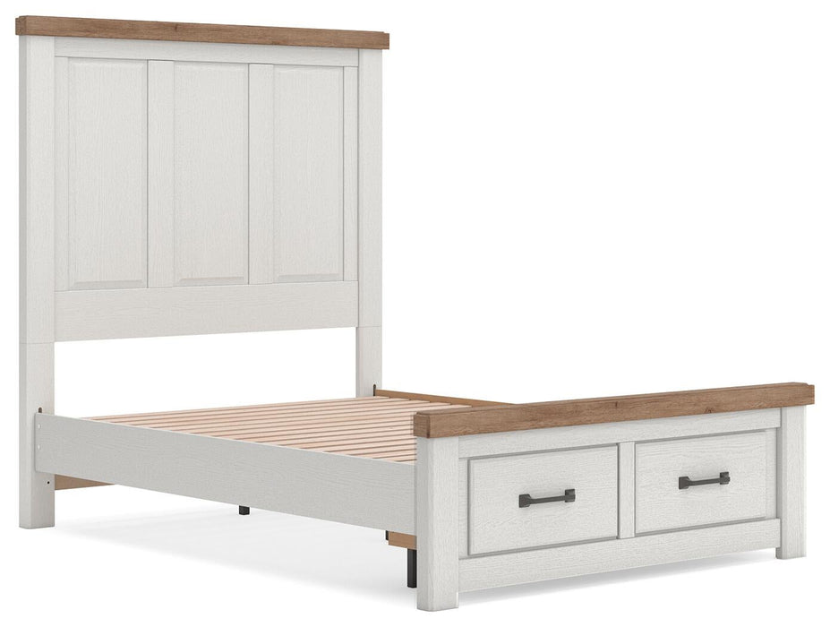 Savonport Full Panel Storage Bed. Dresser, Mirror and Nightstand