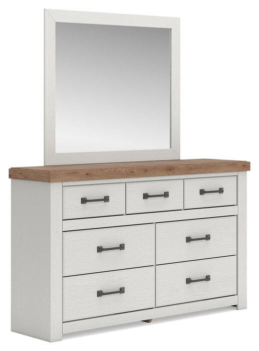Savonport Queen Panel Bed with Storage, Dresser, Mirror, Chest and Nightstand