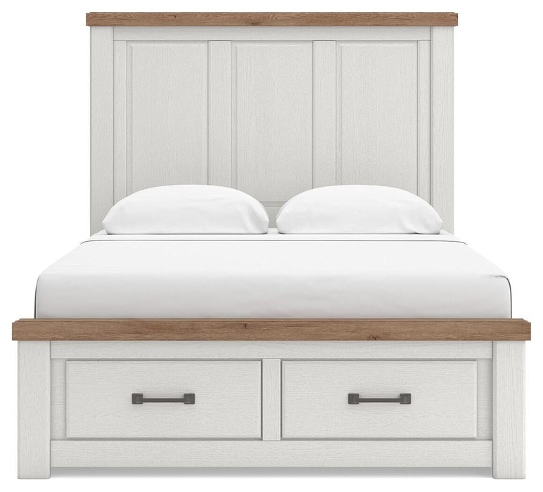 Savonport King Panel Storage Bed, Dresser and Mirror