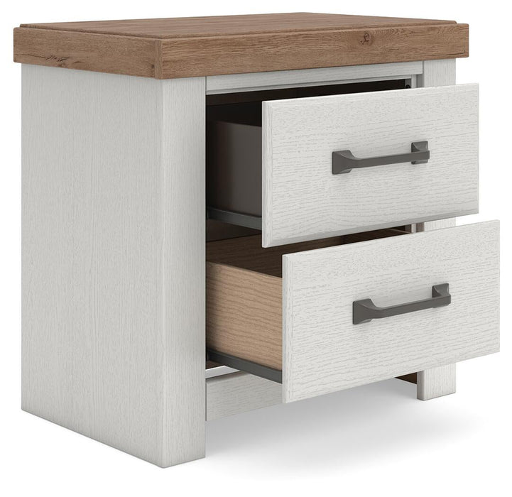 Savonport King Panel Storage Bed. Dresser, Mirror and Nightstand