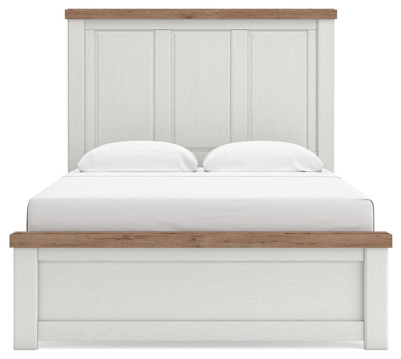 Savonport Queen Panel Bed. Dresser, Mirror and Nightstand