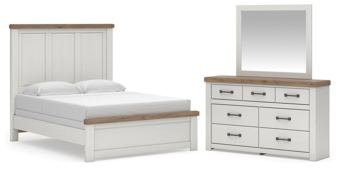Savonport Queen Panel Bed, Dresser and Mirror